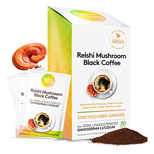 Reishi Mushroom Black Coffee by fusion foods | Stay Focus Longe...
