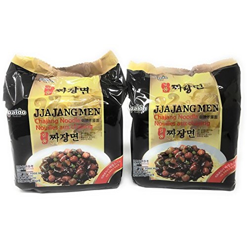 Paldo Jjajangmen Chajang Noodle Vegan No Msg 8-Pack