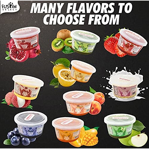 Fusion Select Bursting Popping Boba Pearls - Fruit Tea Snack Top Fusion Select Bursting Popping Boba Pearls - Fruit Tea Snack Top