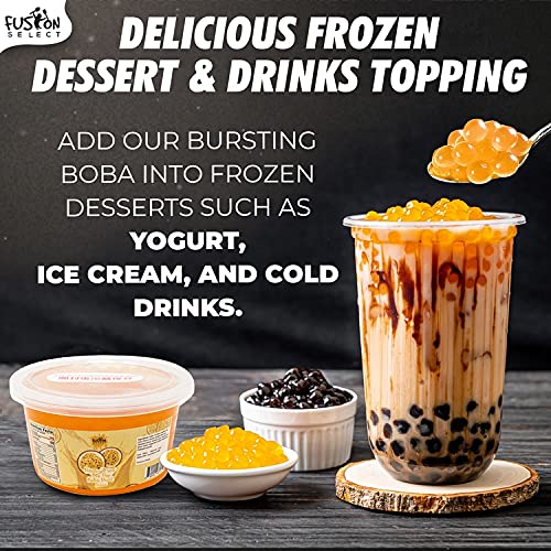 Fusion Select Bursting Popping Boba Pearls - Fruit Tea Snack Top Fusion Select Bursting Popping Boba Pearls - Fruit Tea Snack Top