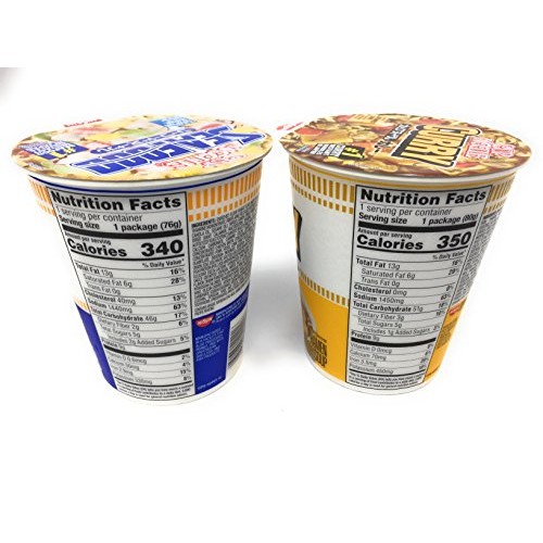 Nissin Cup Ramen Noodle Soup, Curry &Amp; Seafood Pack Of 6