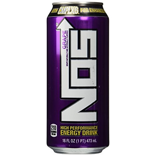Nos Energy Drink, Grape, 16 Fl Oz Pack Of 8 Nos Energy Drink, Grape, 16 Fl Oz Pack Of 8