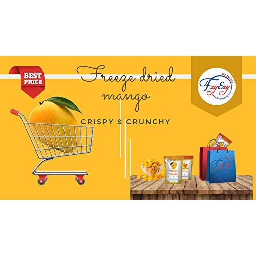 Fzyezy Freeze Dried Fruit &Amp; Vegetable Powders Mango Powder, 50 Gm