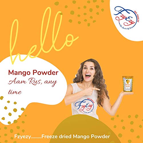 Fzyezy Freeze Dried Fruit &Amp; Vegetable Powders Mango Powder, 50 Gm