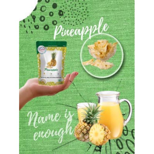 Fzyezy Natural Freeze Dried Pineapple &Amp; Apple Organic Fruit For