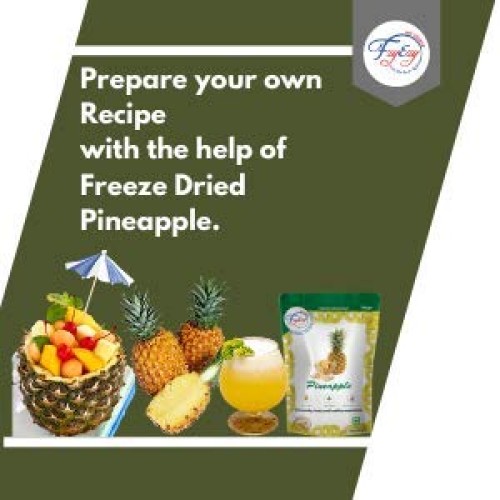 Fzyezy Natural Freeze Dried Pineapple &Amp; Apple Organic Fruit For