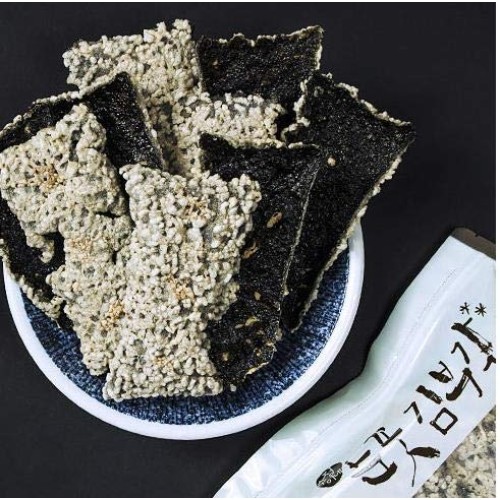 Korea Healthy Food Jeonju Blossom Of Snow Laver Seaweed Crisp Sn