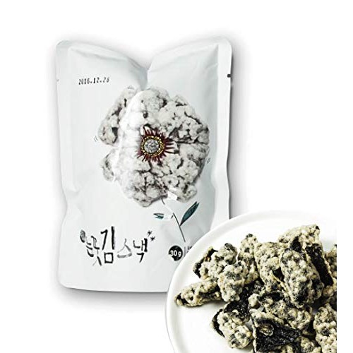 Korea Healthy Food Jeonju Blossom Of Snow Laver Seaweed Crisp Sn