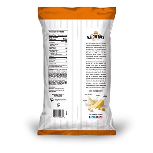 G.H. Cretors Cretors Four Cheese Mix, 5 Oz Bags Pack Of 12