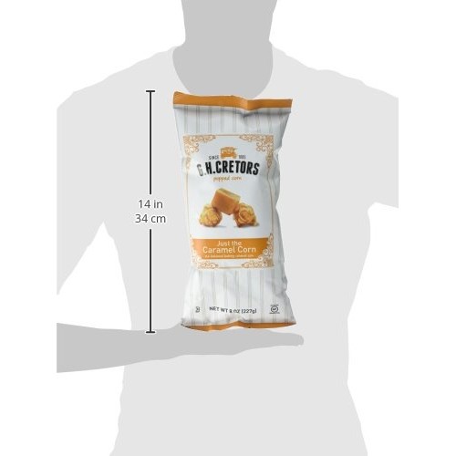 G.H. Cretors Popcorn, Caramel Corn, 96 Ounce Pack Of 12
