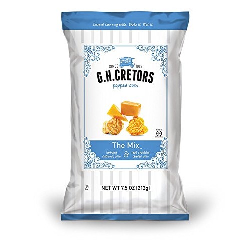 G.H. Cretors Popcorn, The Mix, 7.5-Ounce Bags Pack Of 12