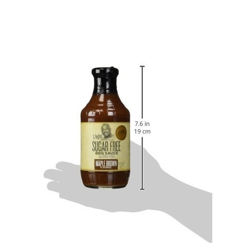 G Hughes Bbq Sauce Sugarfree Maple Brown Flavored Gluten Free 18