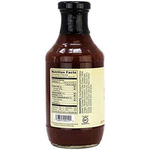 G Hughes Bbq Sauce Sugarfree Maple Brown Flavored Gluten Free 18