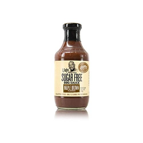 G Hughes Bbq Sauce Sugarfree Maple Brown Flavored Gluten Free 18