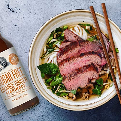 G Hughes Sugar Free Orange Ginger Marinade 13 Oz 3 Pack
