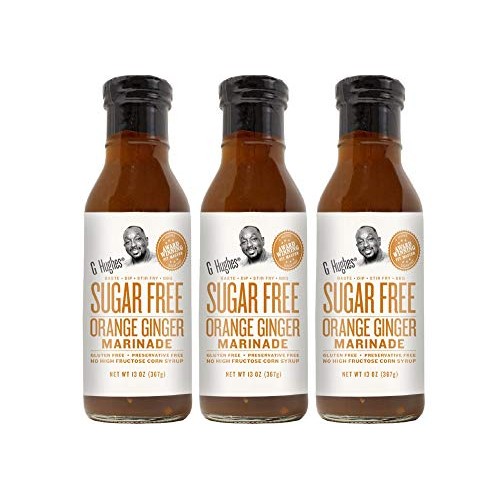 G Hughes Sugar Free Orange Ginger Marinade 13 Oz 3 Pack