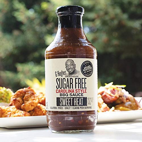 G Hughes Sugar Free Sweet Heat Carolina Bbq Sauce 17 Oz 3 Pack