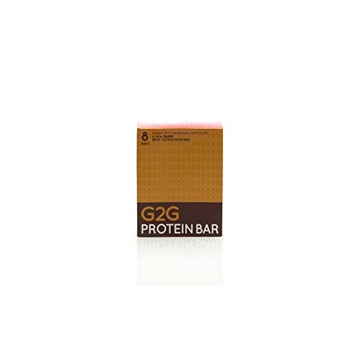 G2G Protein Bar, Almond Fruit Nut Protein Bar, 8 Count Box