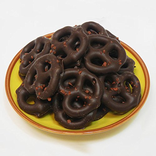 Dark Chocolate Hawaiian Red Sea Salt Pretzels