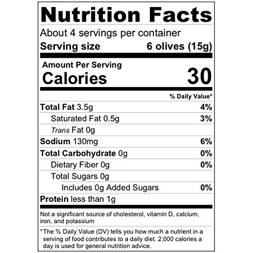 Gaea Olive Snack Pitted Kalamata Olives 2.3 Oz Pack Of 8