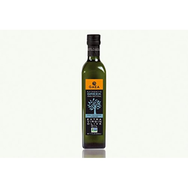 Gaea Extra Virgin Olive Oil Authentic Greek Evoo Non-Gmo 17 Ounc
