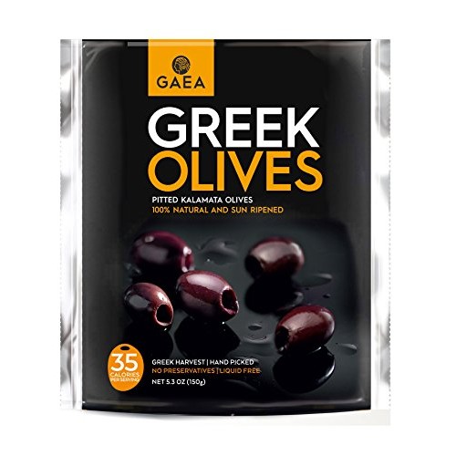 Gaea Snack Pack Pitted Kalamata Olives - 5.3 Oz Pack Of 8 …