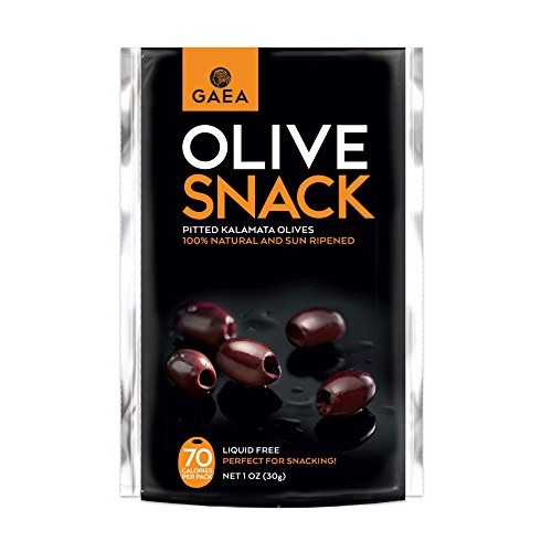 Gaea Snack Pack Pitted Kalamata Olives With Sea Salt And Vinegar