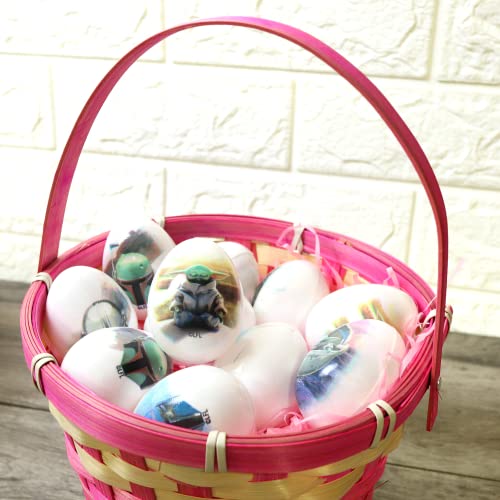 Star Wars Mandalorian Printed Eggs, Easter Basket Fillers, 14 C...