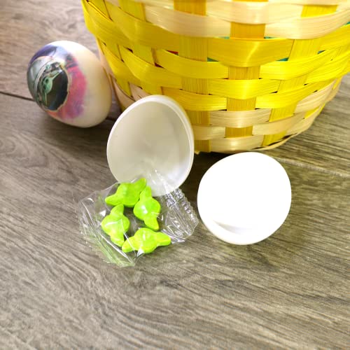 Star Wars Mandalorian Printed Eggs, Easter Basket Fillers, 14 C...