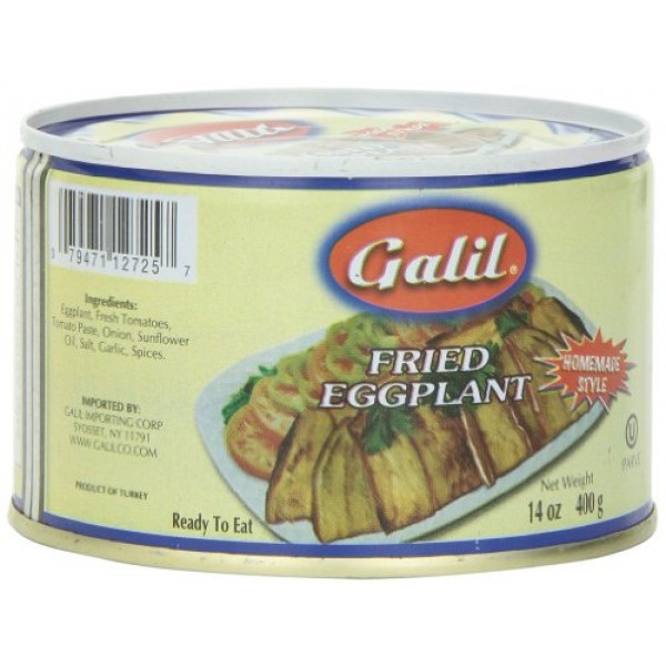 Galil Fried Eggplant, 14-Ounce Cans Pack Of 12