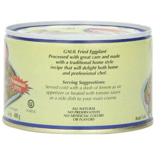 Galil Fried Eggplant, 14-Ounce Cans Pack Of 12