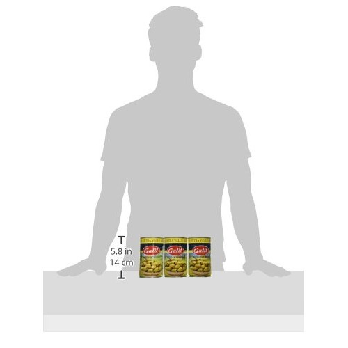 Galil Green Pitted Olive + 20% Extra Value Size, 24-Ounce Cans
