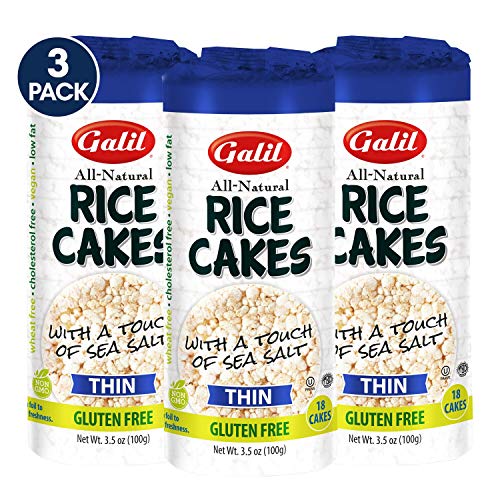 Galil Rice Cakes With Sea Salt | All Natural-Non Gmo, Gluten Fre