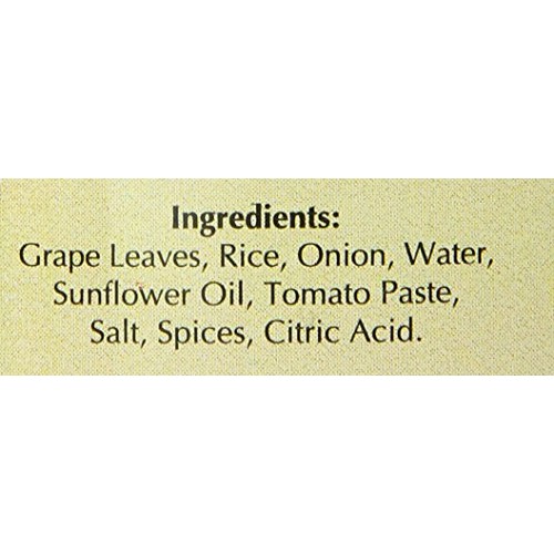 Galil Stuffed Grape Leaves Non-Gmo, 14-Ounce Cans Pack Of 12