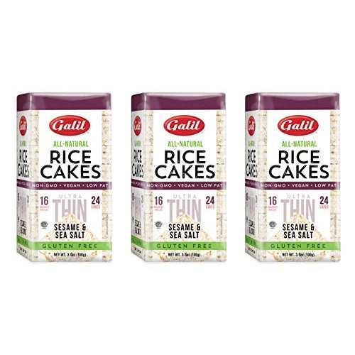 Galil Ultra-Thin Rice Cakes With Sesame &Amp; Sea Salt Pack Of 3 | A