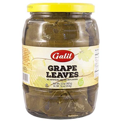 Galil Premium Grape Leaves, Kosher Certified, Gluten Free, Non G