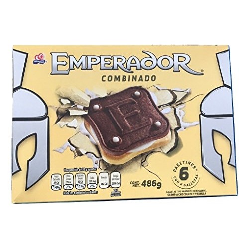 Box Of Gamesa Emperador Combinado Chocolate &Amp; Vanilla Sandwich C