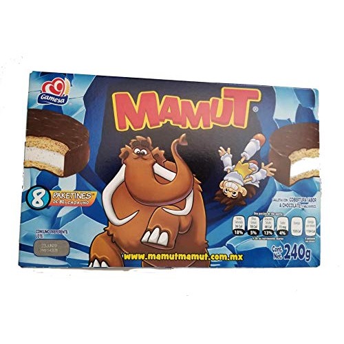 Gamesa Mamut. Irresistible Mexican Cookie/candy. Marshmallow Fil...