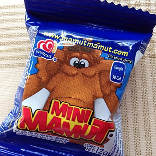 Gamesa Mini Mamut Marshmallow & Cookie Chocolate Covered Mexican...