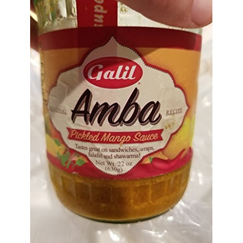 Amba -2 Pack Mediterranean Mango Sauce And Dressing Authentic Mi