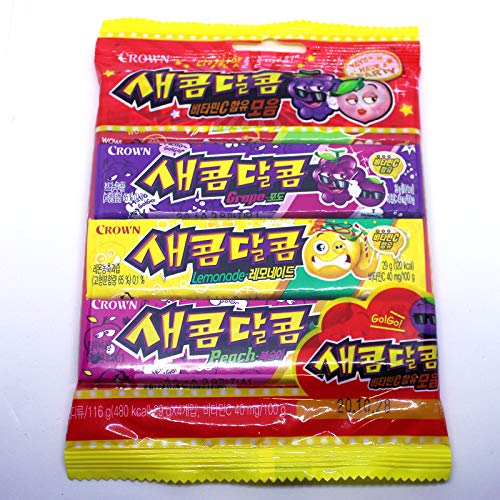 Korean Sweet And Sour Assorted Flavored Chewy Candy 116G 1 Pack