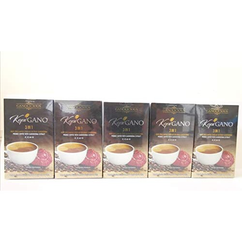 5 Boxes Gano Excel Ganoderma Ganocafe 3 In 1 20 Sachets