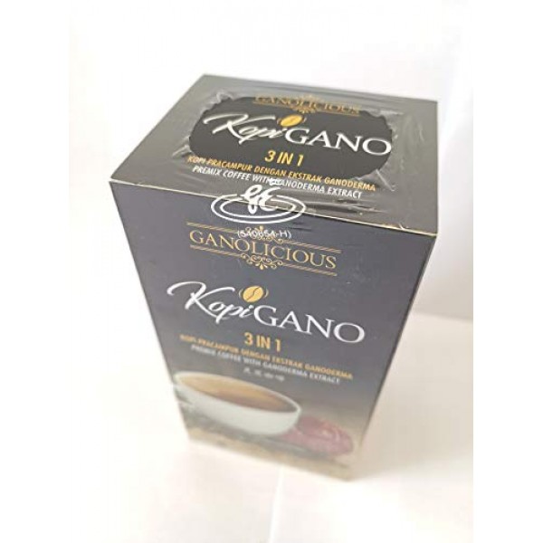 [Value Pack] 5 Boxes Ganocafe 3 In 1 Ganoderma Lucidum Latte Cof