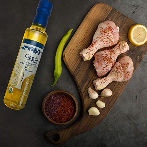 Garcia De La Cruz Organic Extra Virgin Olive Oil, Flavored Gift