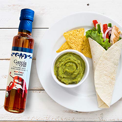 Garcia De La Cruz Organic Extra Virgin Olive Oil, Flavored Gift