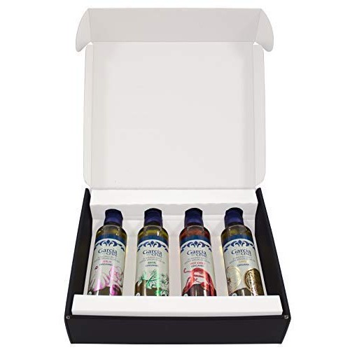 Garcia De La Cruz Organic Extra Virgin Olive Oil, Flavored Gift