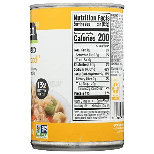 Gardein Plant-Based Chickn Noodl Soup, Vegan, 15 Oz. 20042234