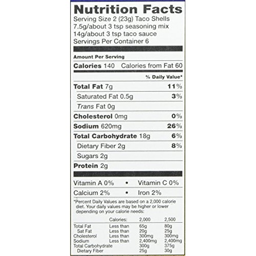 Garden Of Eatin Blue Corn Taco Dinner Kit, 12 Taco Shells, 9.4 Oz