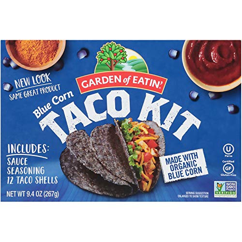 Garden Of Eatin Blue Corn Taco Dinner Kit, 12 Taco Shells, 9.4 Oz