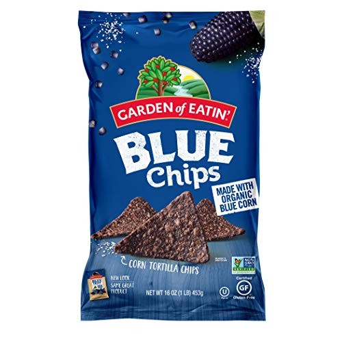 Garden Of Eatin Blue Corn Tortilla Chips, Blue Chips, 16 Oz Pa